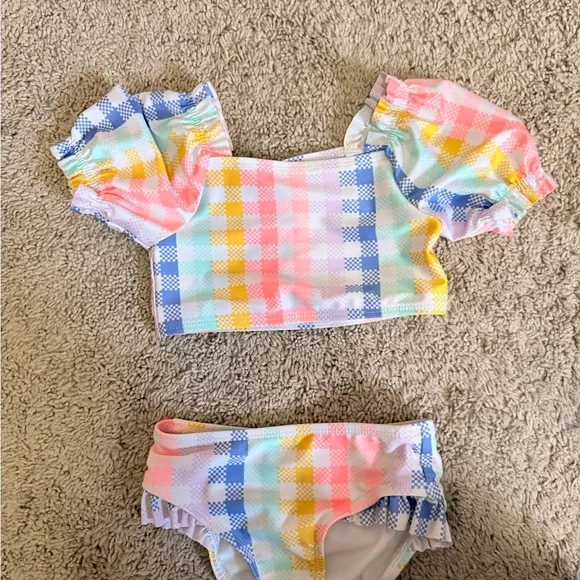 Colorful Kids' Swimwear Set